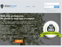 Tablet Screenshot of alienstat.com